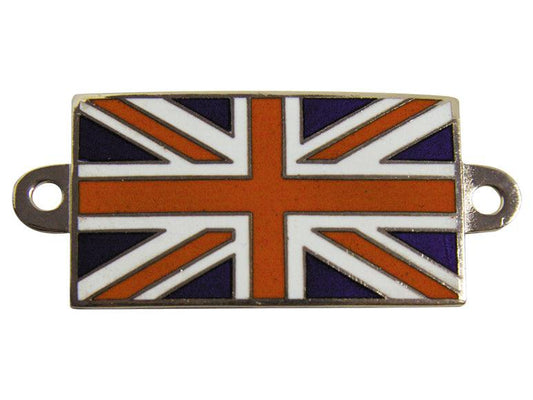 Bolt on Enamelled Union Jack Badge - BMC Parts